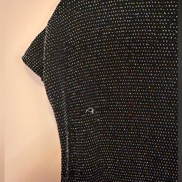 Express Black Sequin Sparkly Shift Mini Dress Large - Picture 5 of 8